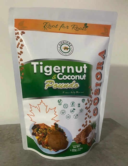 Tigernut Poundo I Tigernut Fufu (Coconut Fusion) – 3lbs