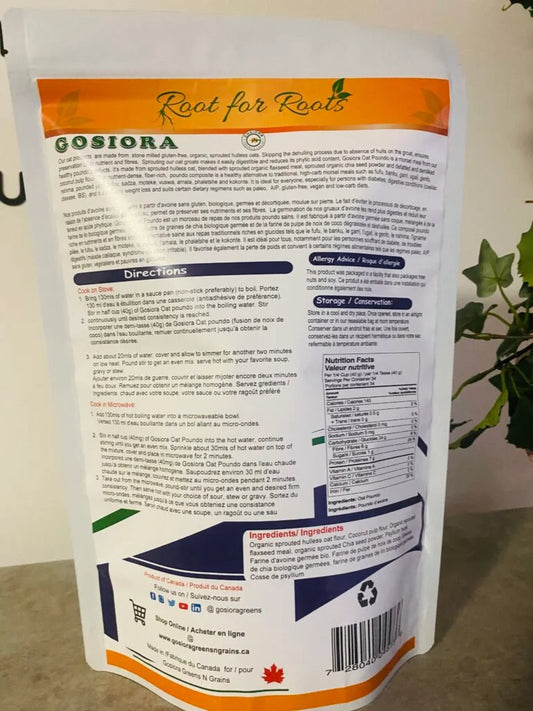 Oat Poundo I Oat Fufu - 6lbs