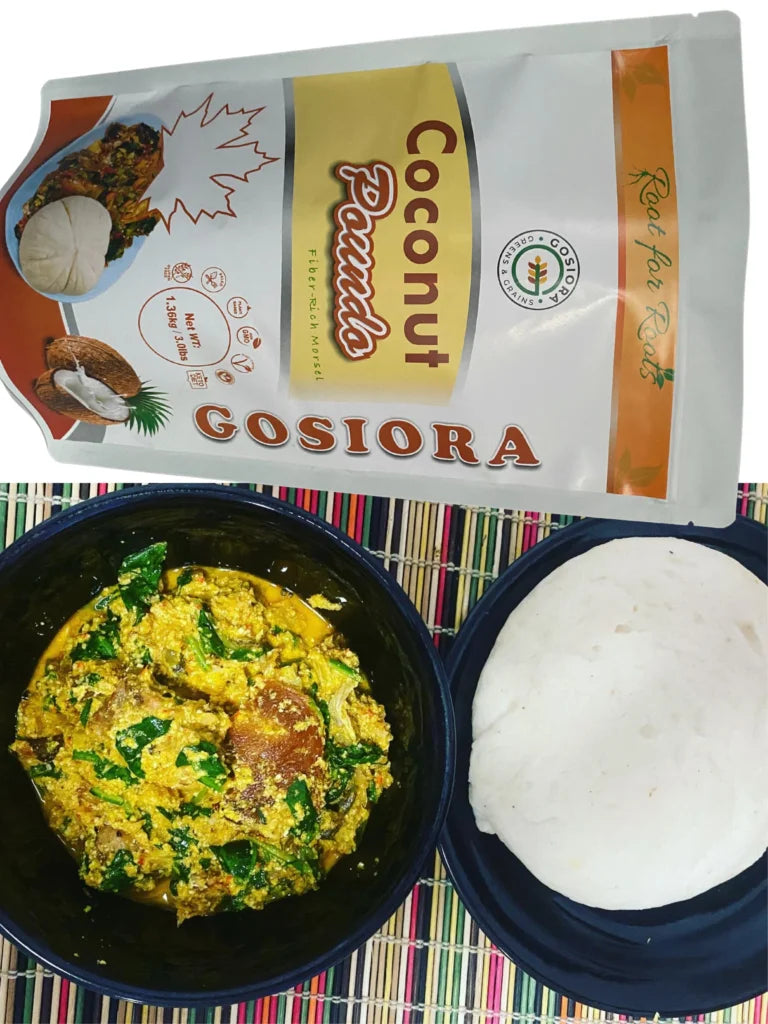 Coconut Poundo I Coconut Fufu – 3lbs