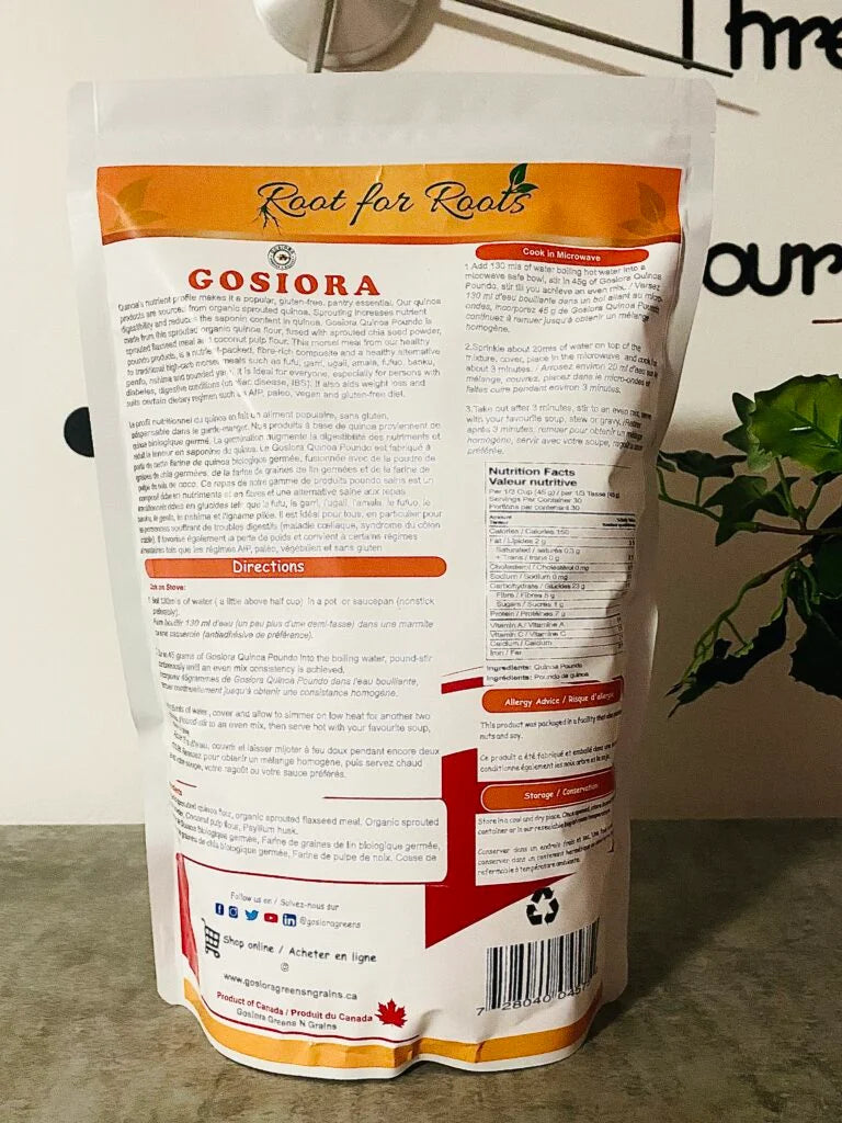Quinoa Poundo | Quinoa Fufu | -3lbs