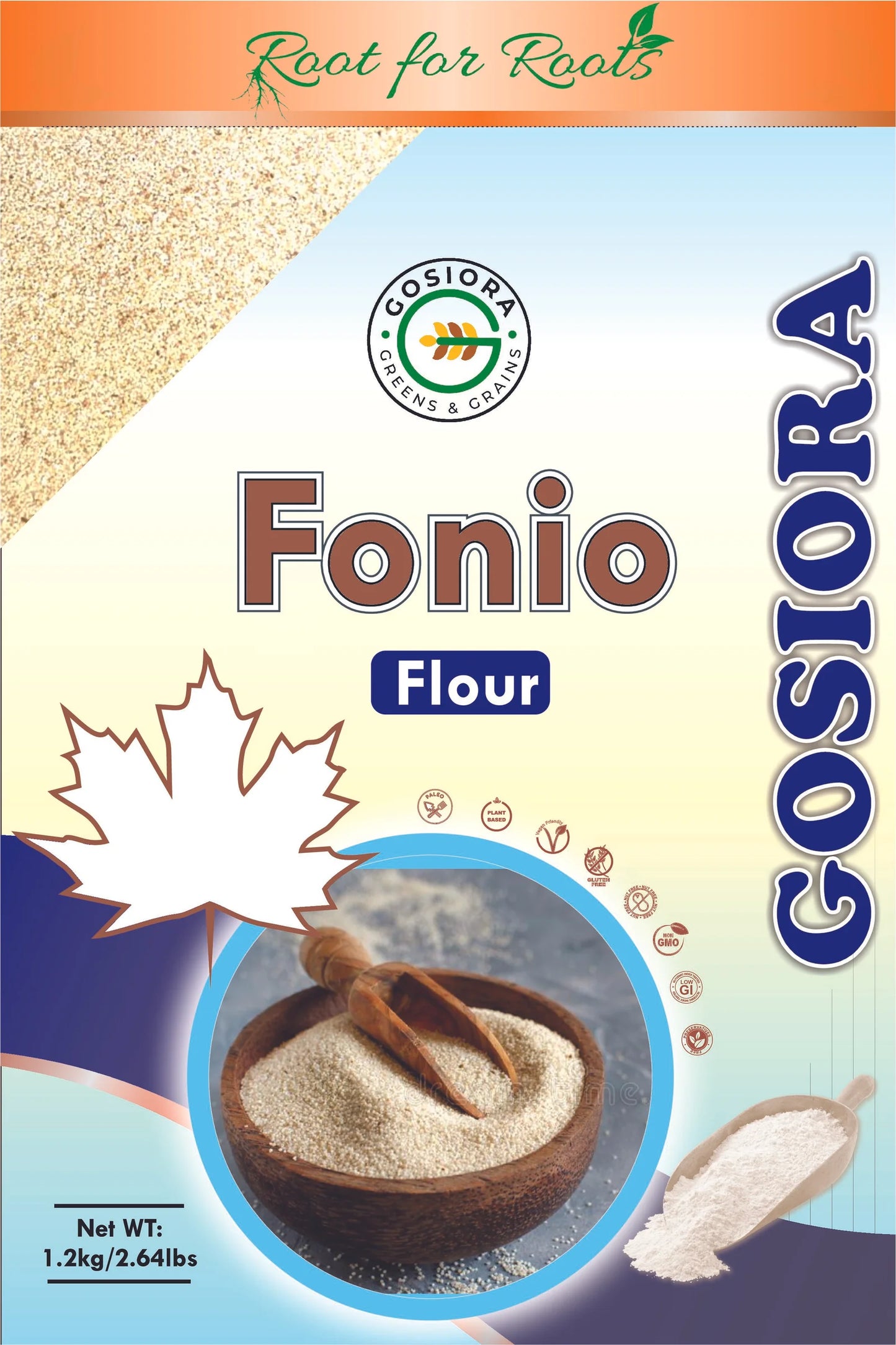 Gosiora Fonio flour / Acha / Funde / Podgi / Sereme / Dibong