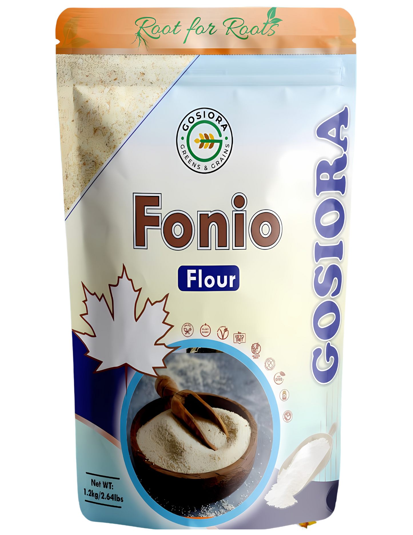 Gosiora Fonio flour / Acha / Funde / Podgi / Sereme / Dibong