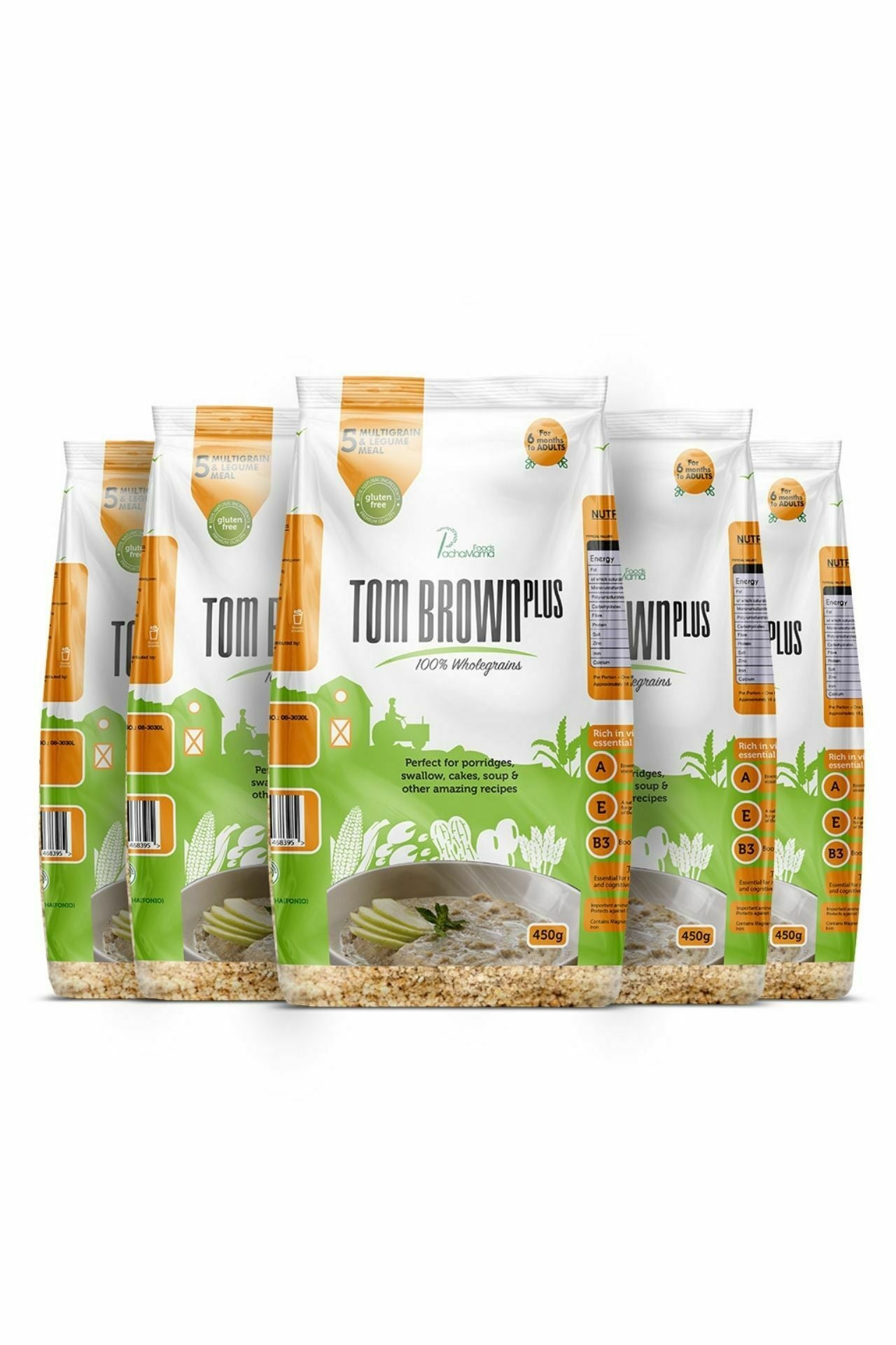 Tom Brown Cereal Flour - 2.2Lbs
