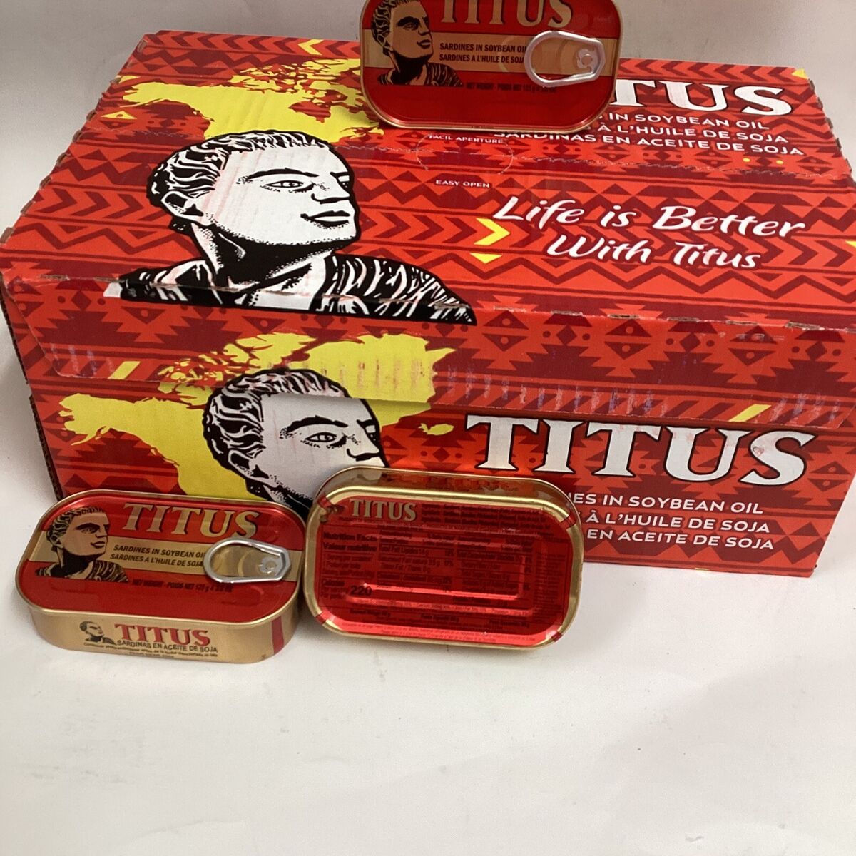 Titus Sardine in Soy Oil | 125g