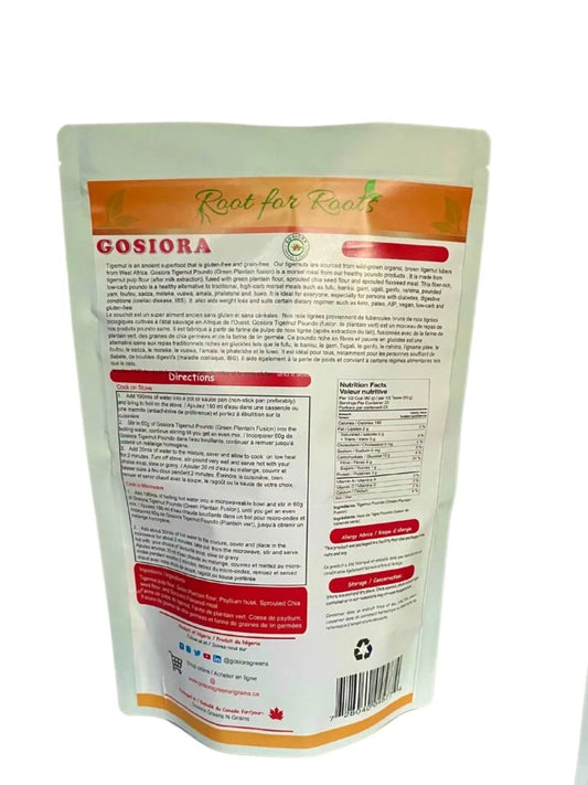 Tigernut Poundo I Green Plantain Fusion – 3lbs