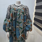 Polka Dot Lace Top Ankara Dress