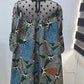 Polka Dot Lace Top Ankara Dress