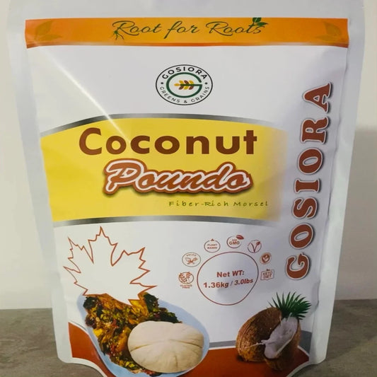 Coconut Poundo I Coconut Fufu – 3lbs