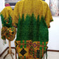 Tri- Pattern Ankara  Dress