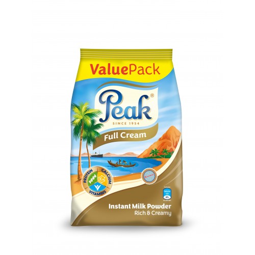 Milk - Peak Full Cream Milk Powder - Refill Pouch