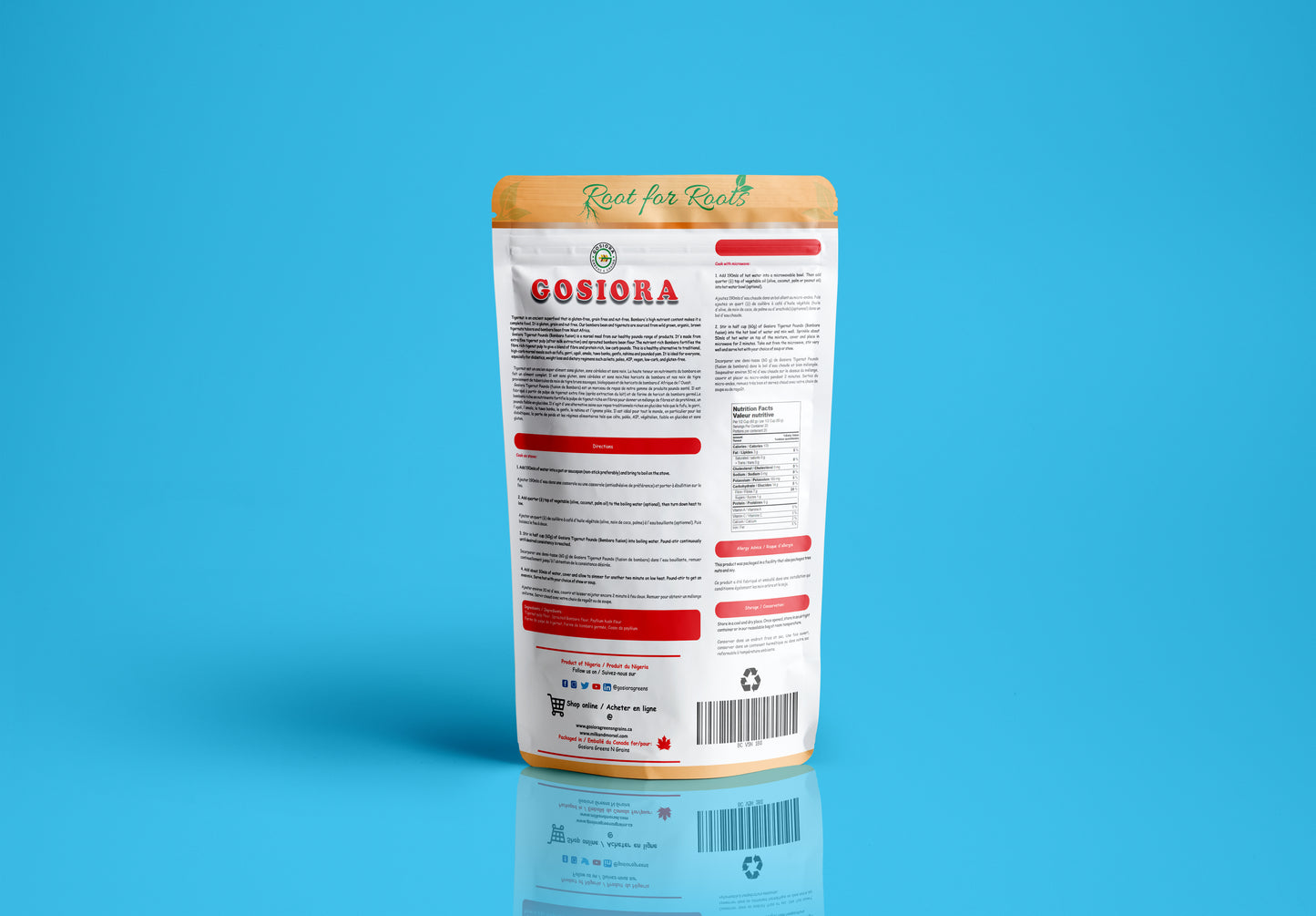 Bambara Poundo  - Fufu