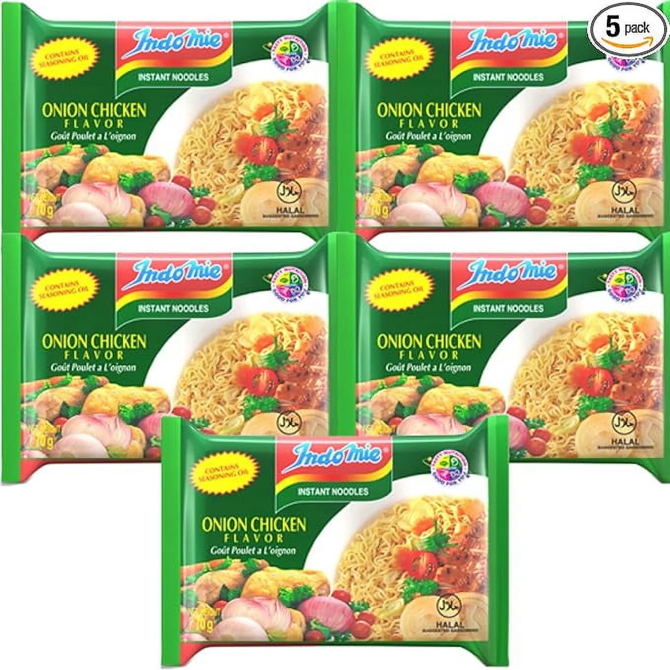 Indomie Instant Noodles – Onion Chicken Flavour [70g]